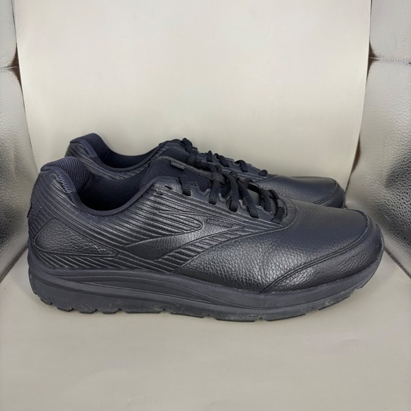 Brooks Other - Brooks Addiction Walk 2 Mens 12.5 Black Leather Walking Shoes 1103181D072